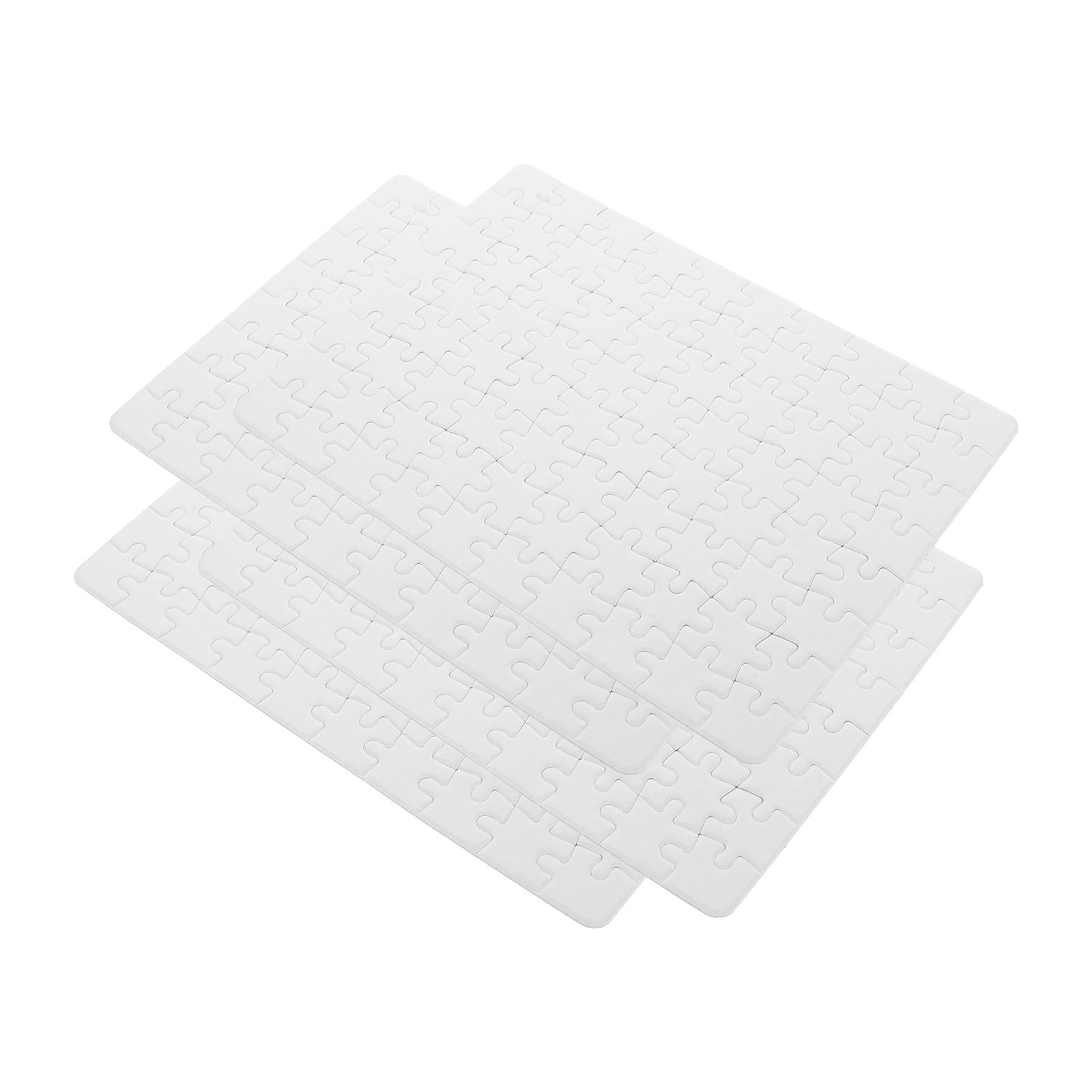 4 Sheets Blank Puzzle Pieces C - Puzzle Blank White recensione e prezzo