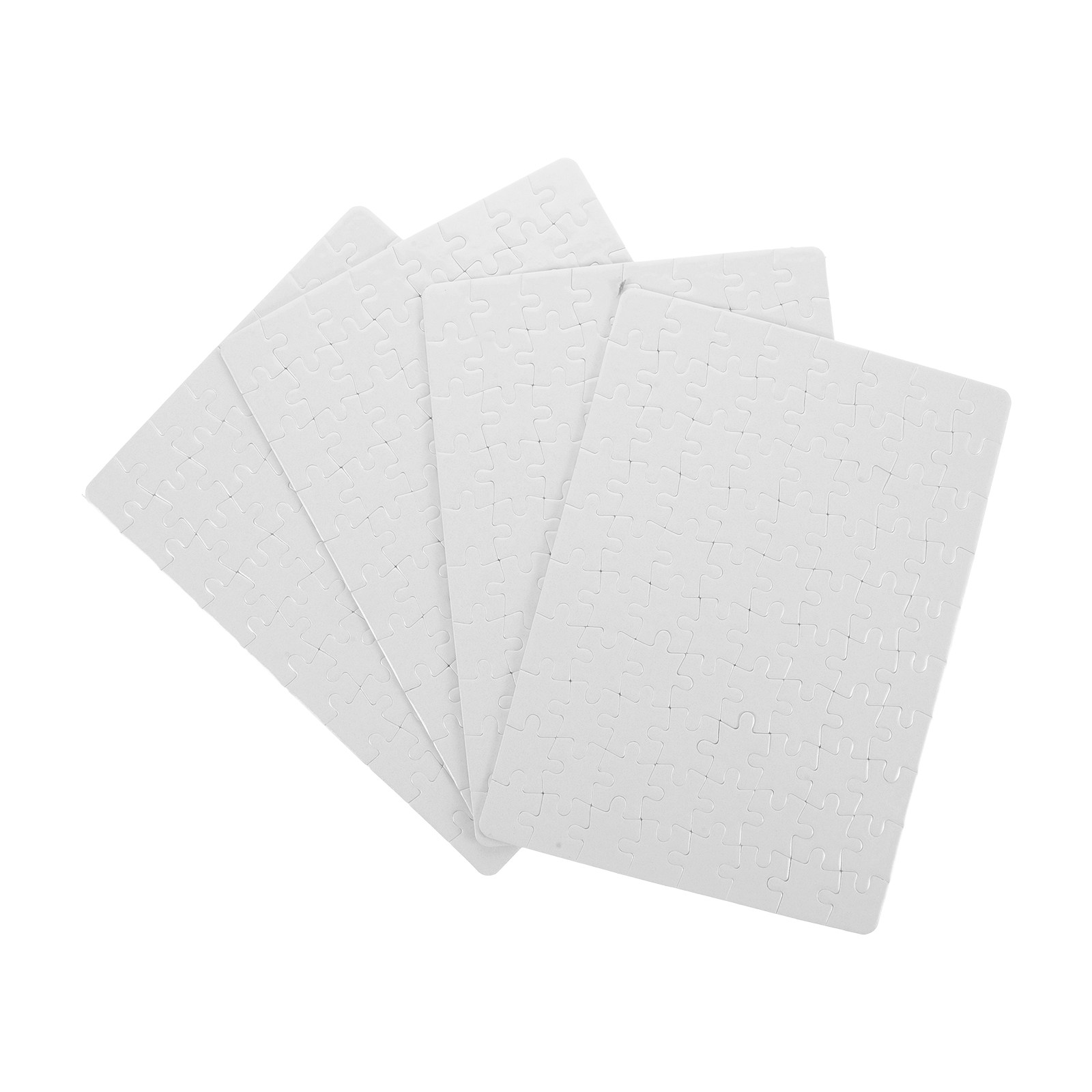 4 Sheets Blank Puzzle Pieces C - Puzzle Blank White recensione e prezzo