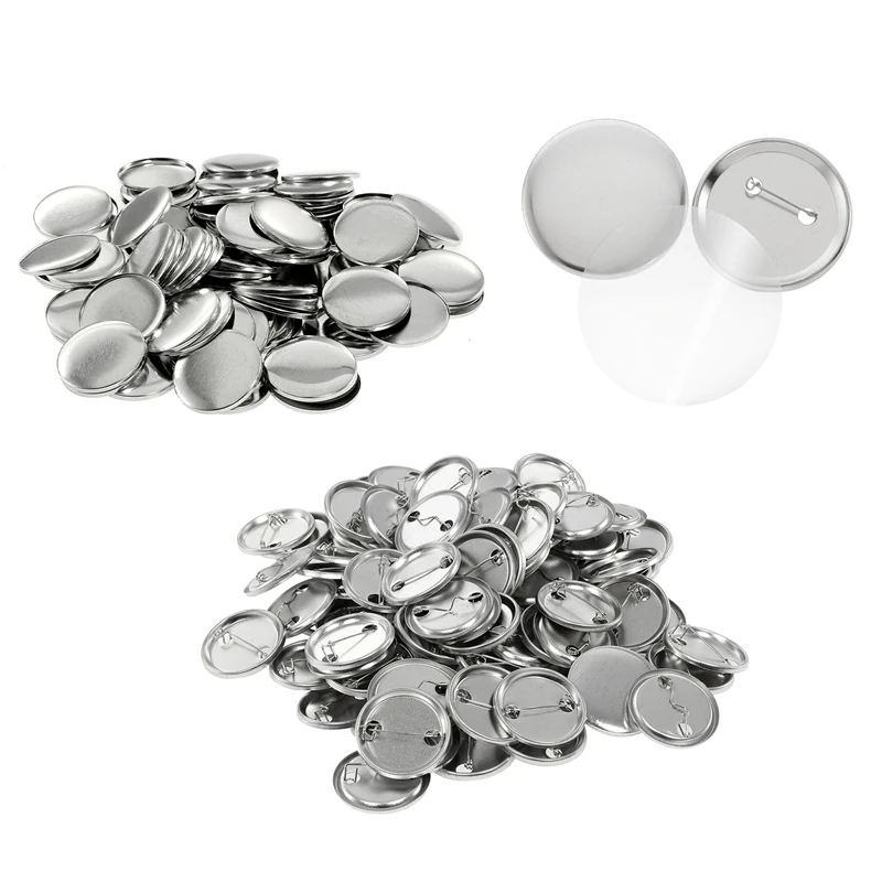 100Set Blank Badge Pin Button  - Button Badge Blank recensione e prezzo