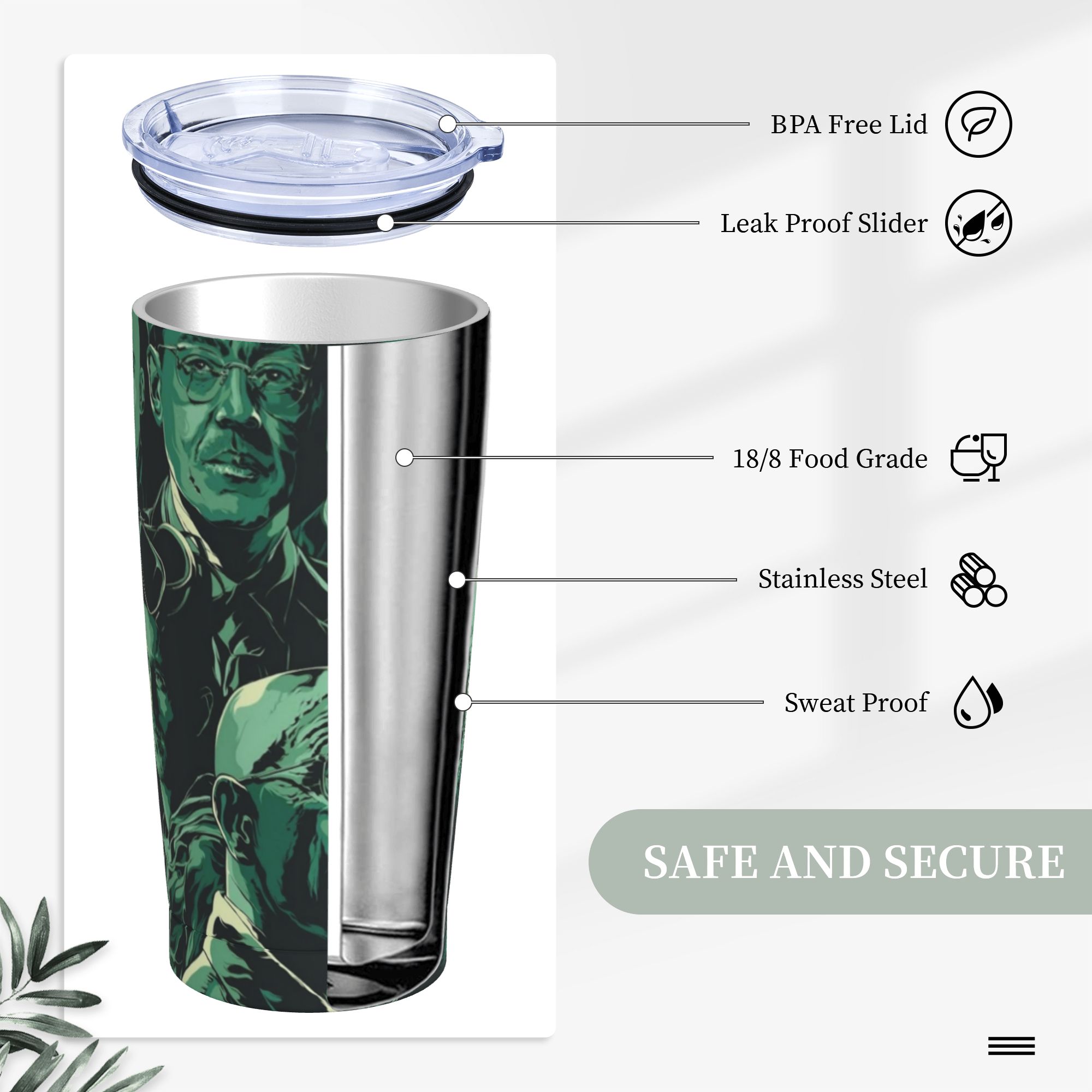 Breaking Bad Walter White Insu - Tumbler 20Oz White recensione e prezzo