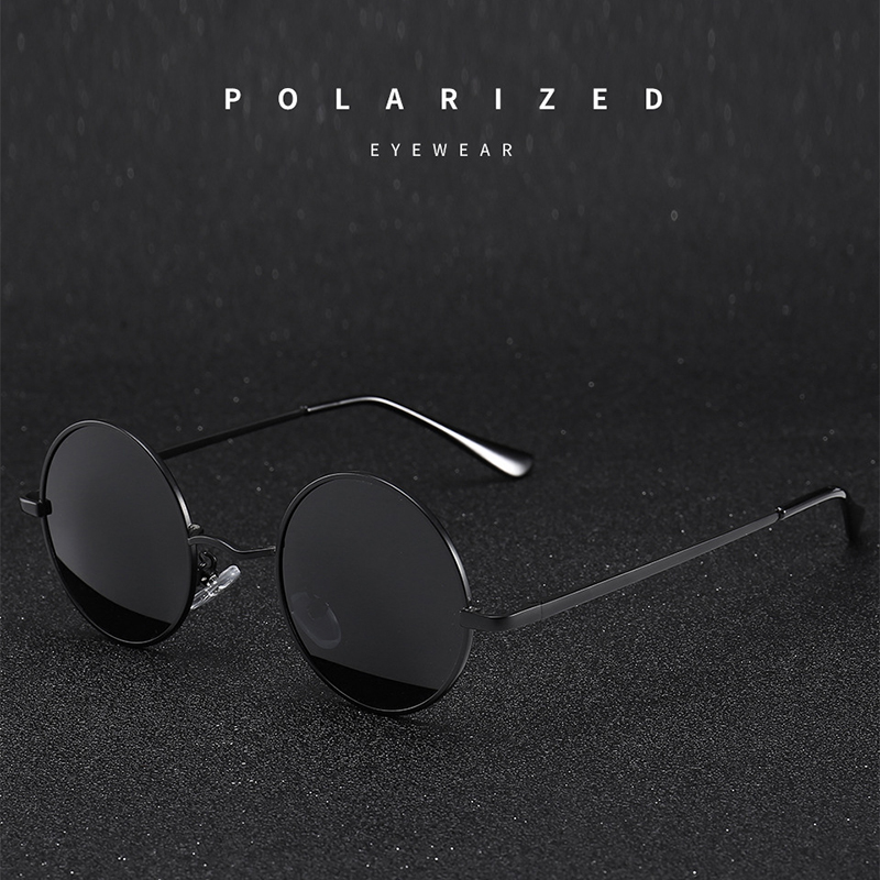 Retro Vintage Round Sunglasses - Metal Photo Panel recensione e prezzo