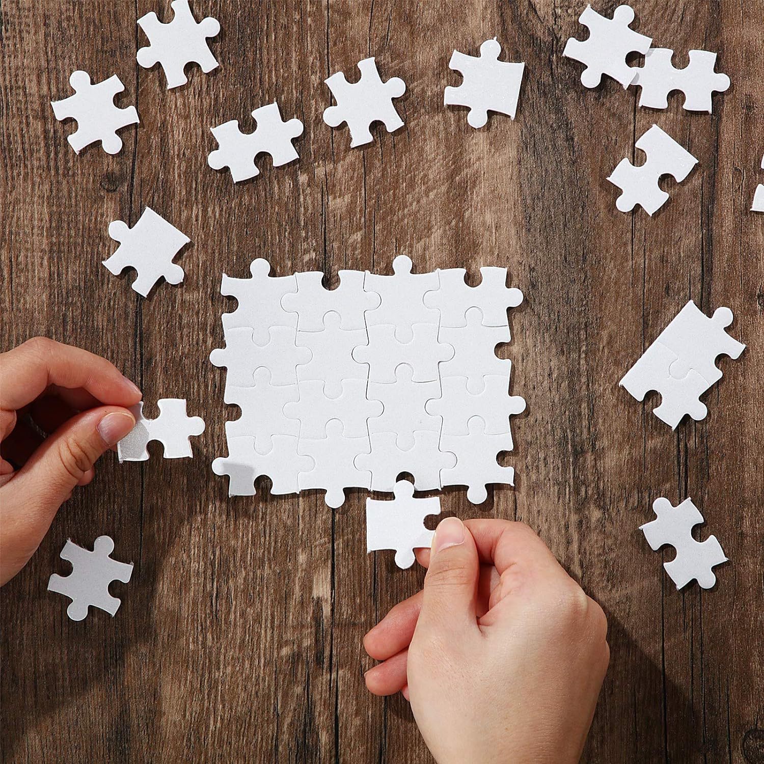 10sheets/lot Printable Jigsaw  - Puzzle Blank White recensione e prezzo