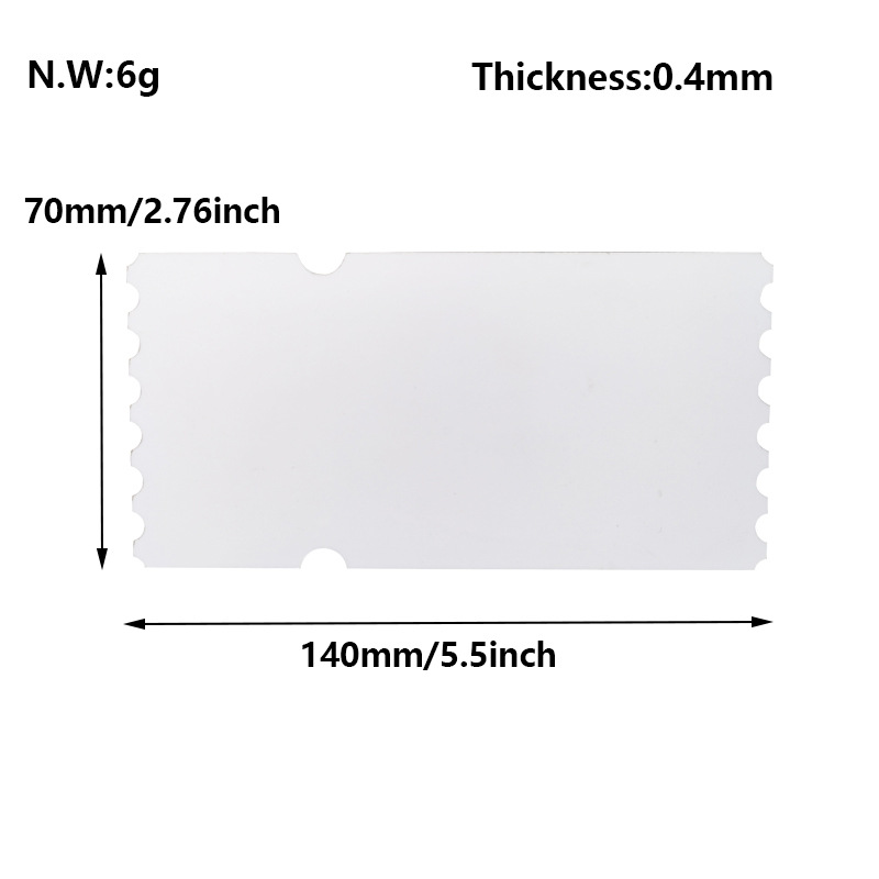 Blank Sublimation Invitation L - Puzzle Blank White recensione e prezzo