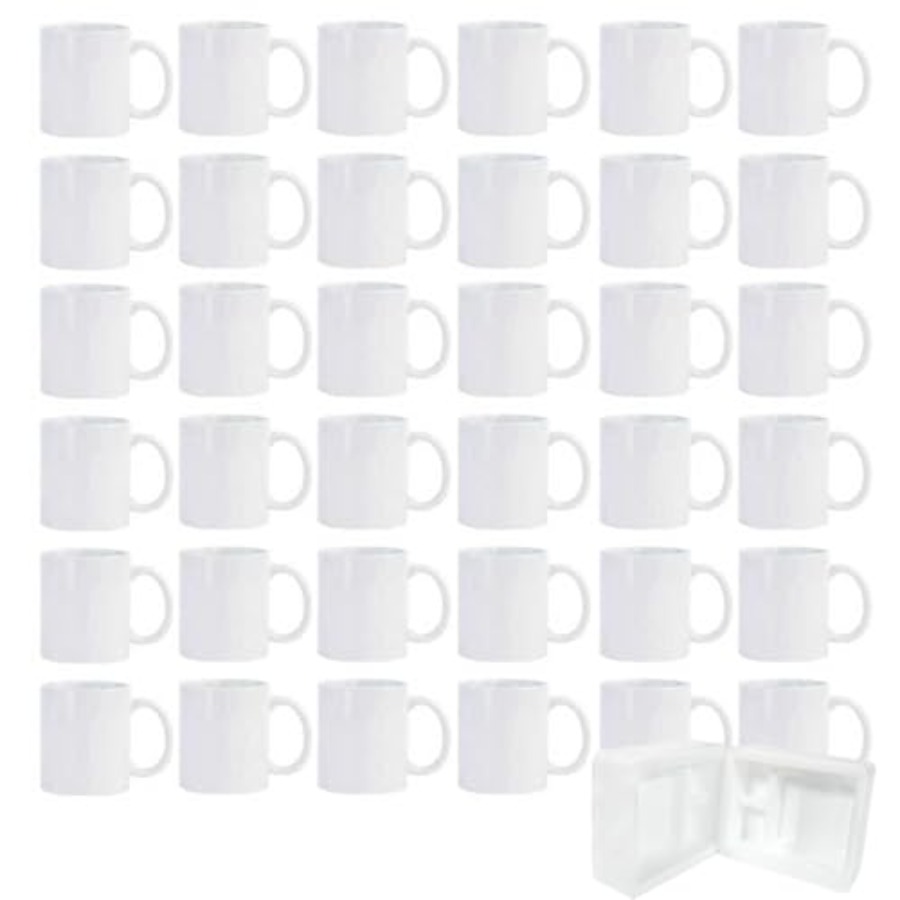 36pcs Sublimation Mugs 11oz Wh - Sublimation Mug White recensione e prezzo