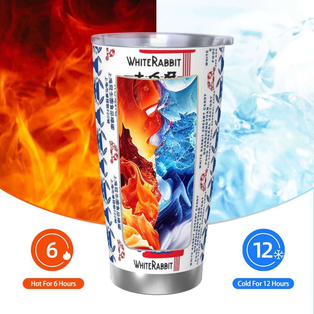 White Rabbit Candy Stainless S - Tumbler 20Oz White recensione e prezzo