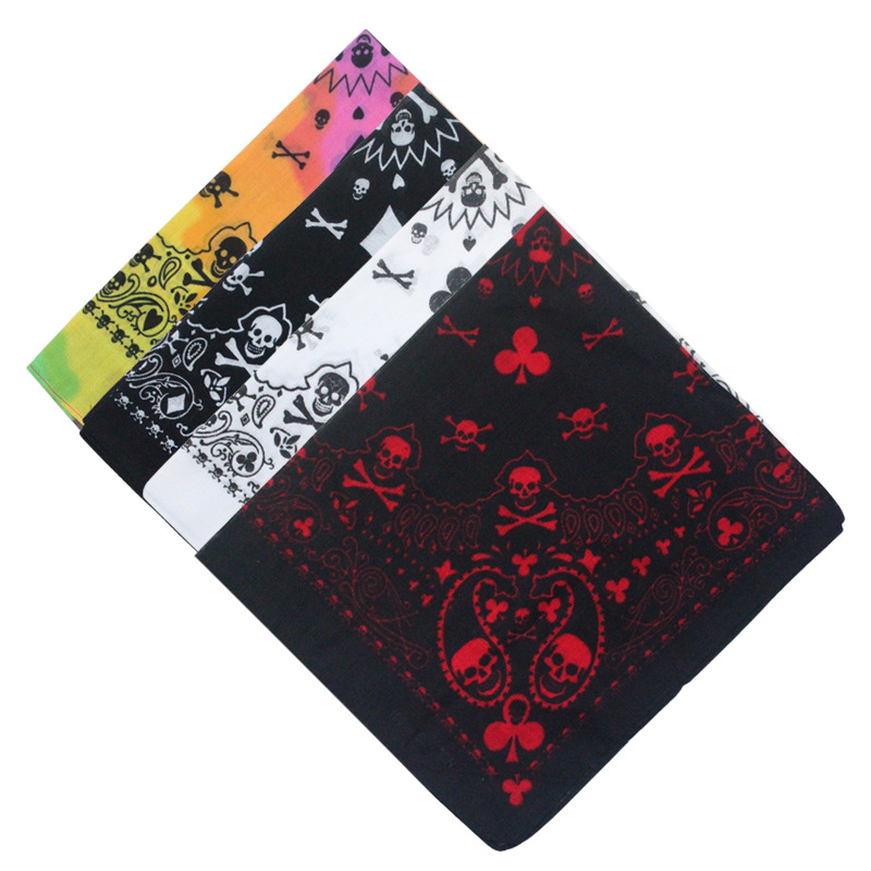 55cm White Black Red Skull Pok - Bandana Blank White recensione e prezzo