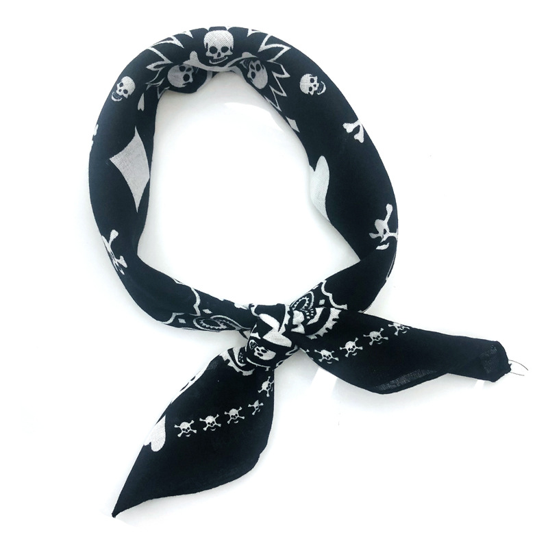 55cm White Black Red Skull Pok - Bandana Blank White recensione e prezzo