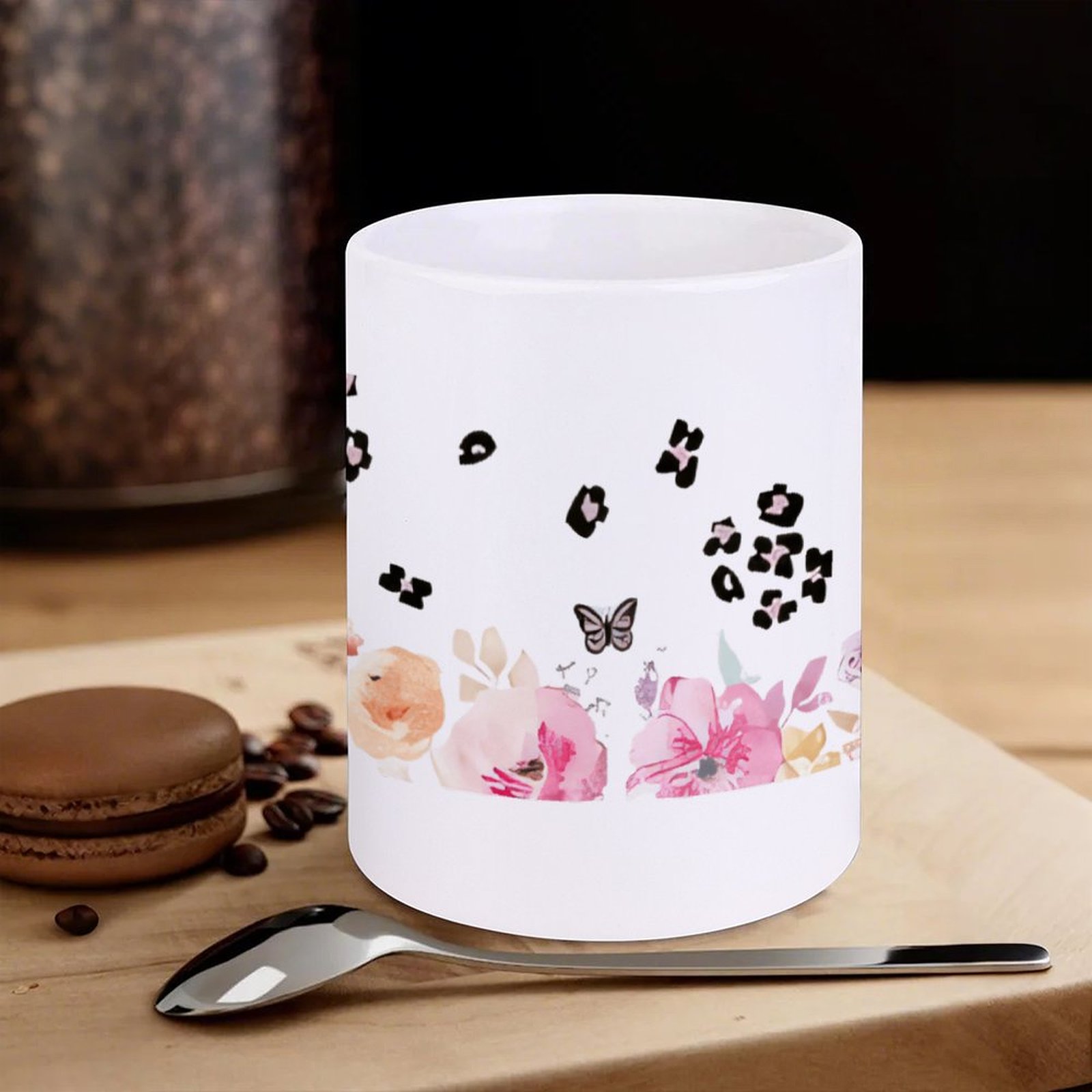 A Watercolor Painting Of Flowe - Sublimation Mug White recensione e prezzo