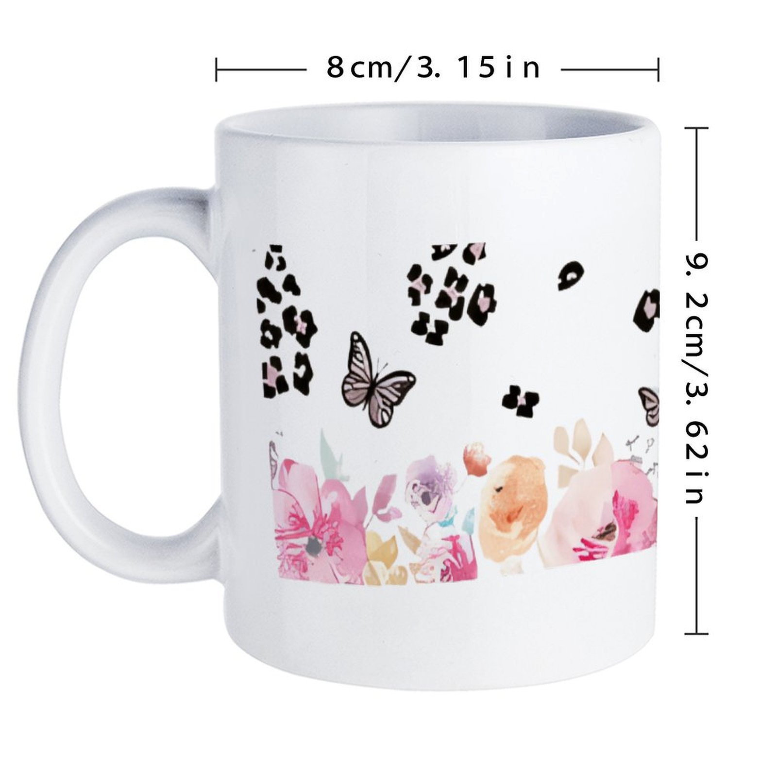 A Watercolor Painting Of Flowe - Sublimation Mug White recensione e prezzo