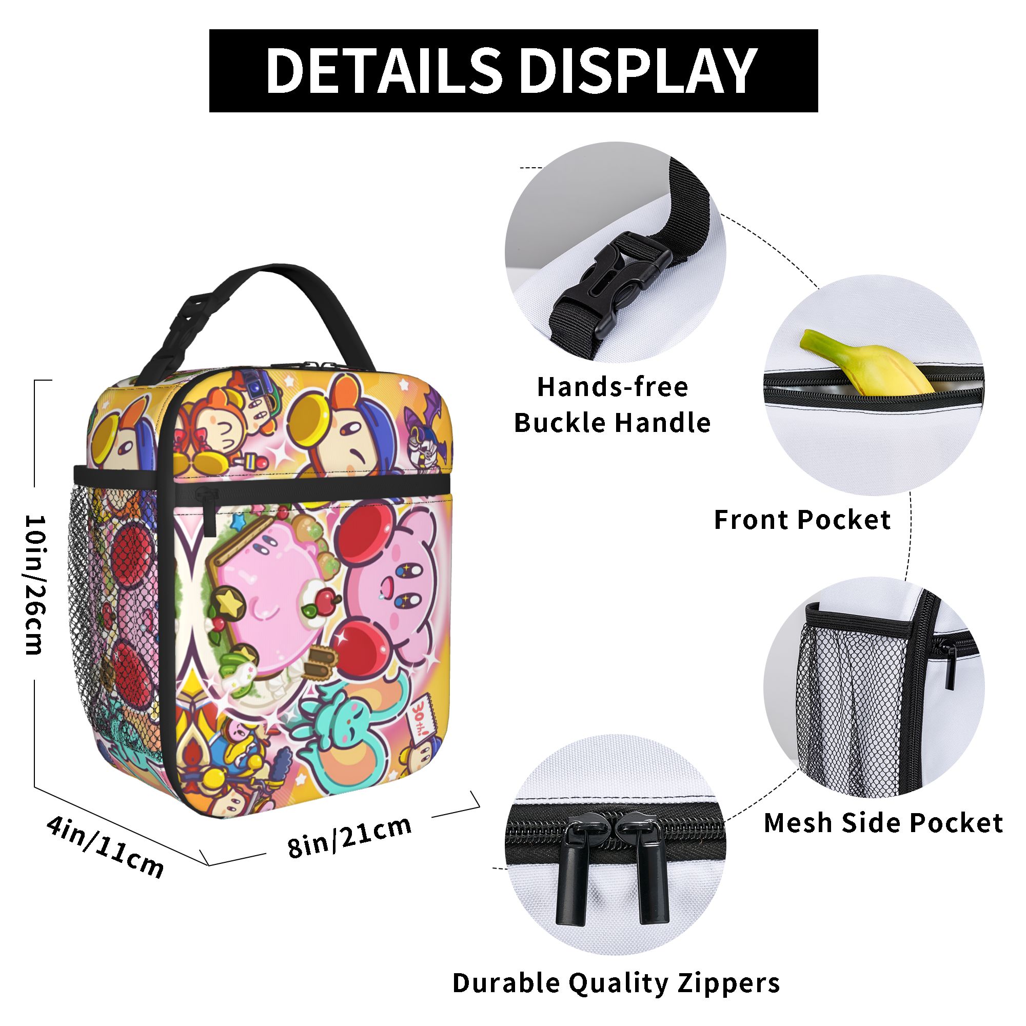 Custom K-Kirbys Insulated Lunc - Tote Bag Sublimation recensione e prezzo