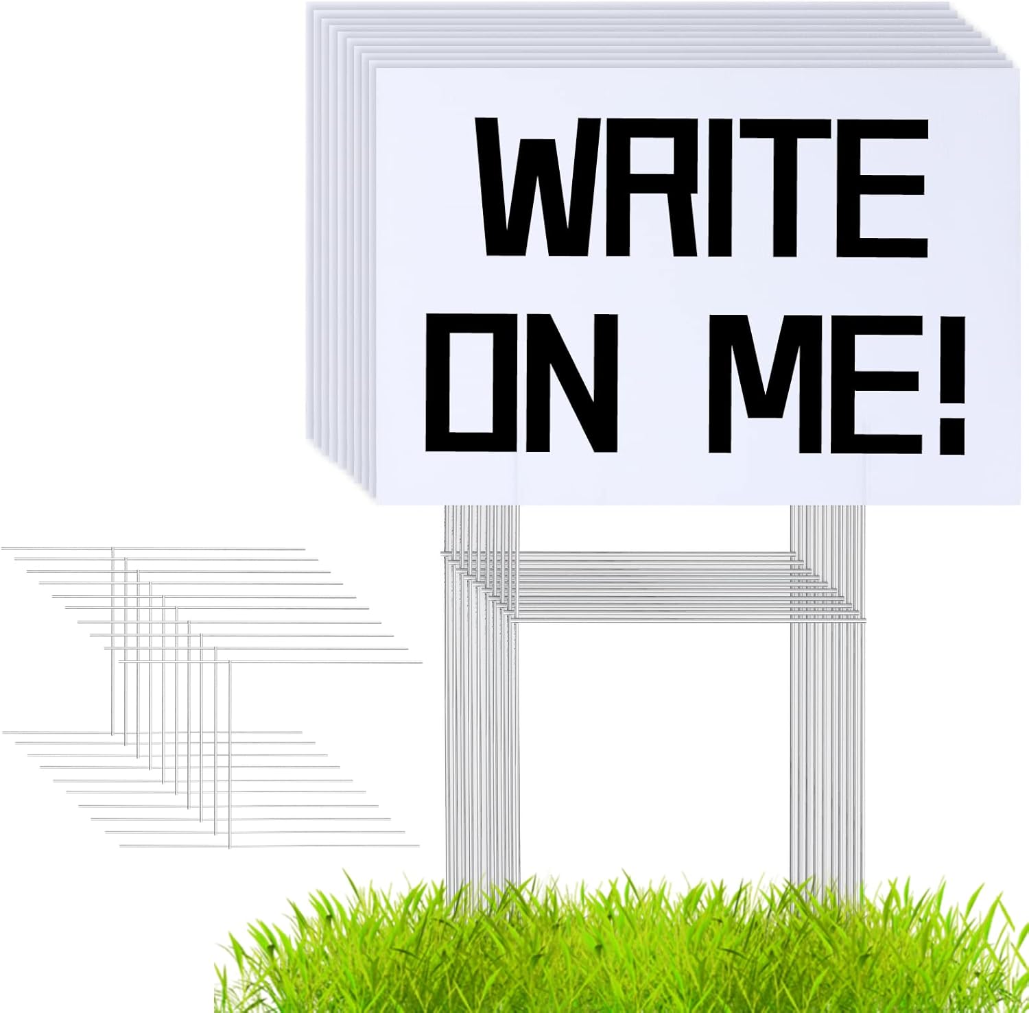 18x12 Inch Blank Yard Signs wi - Yard Sign Blank recensione e prezzo