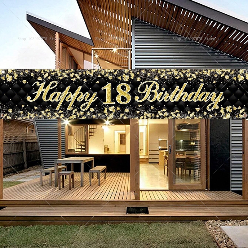 Happy 18th Birthday Banner Dec - Yard Sign Blank recensione e prezzo
