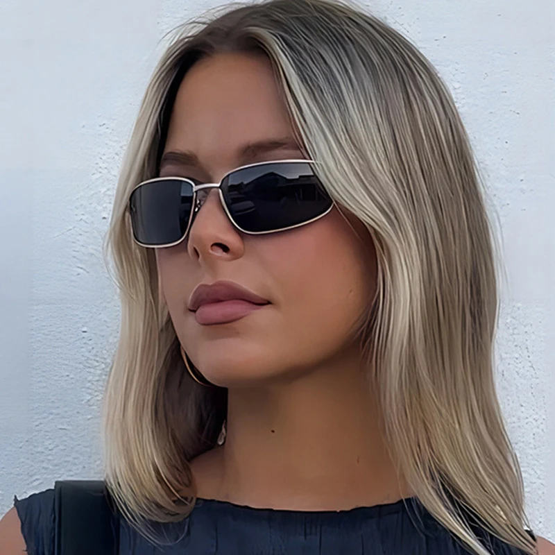 Women's y2k Sunglasses New Gla - Metal Photo Panel recensione e prezzo