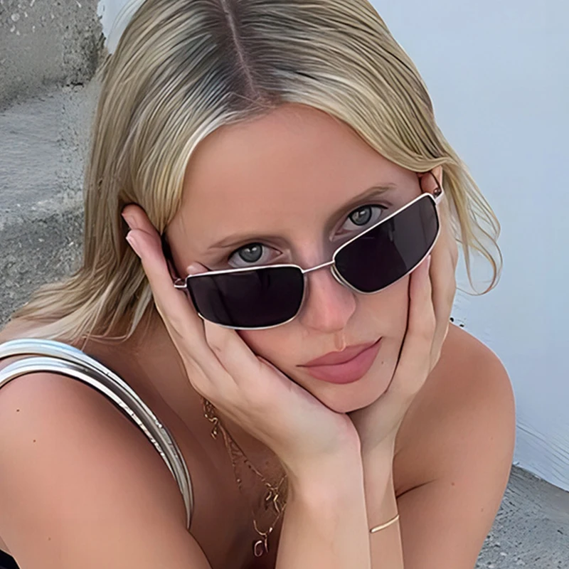 Women's y2k Sunglasses New Gla - Metal Photo Panel recensione e prezzo