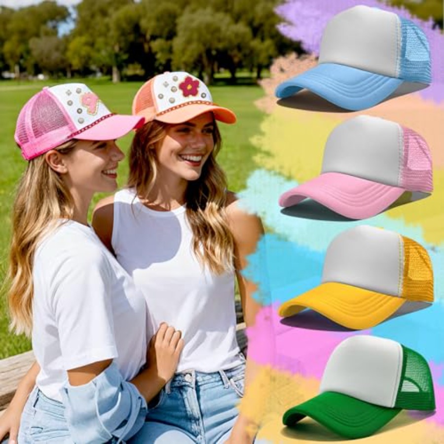 10 Pack Blank Trucker Hats DIY - Hat Sublimation Blank recensione e prezzo