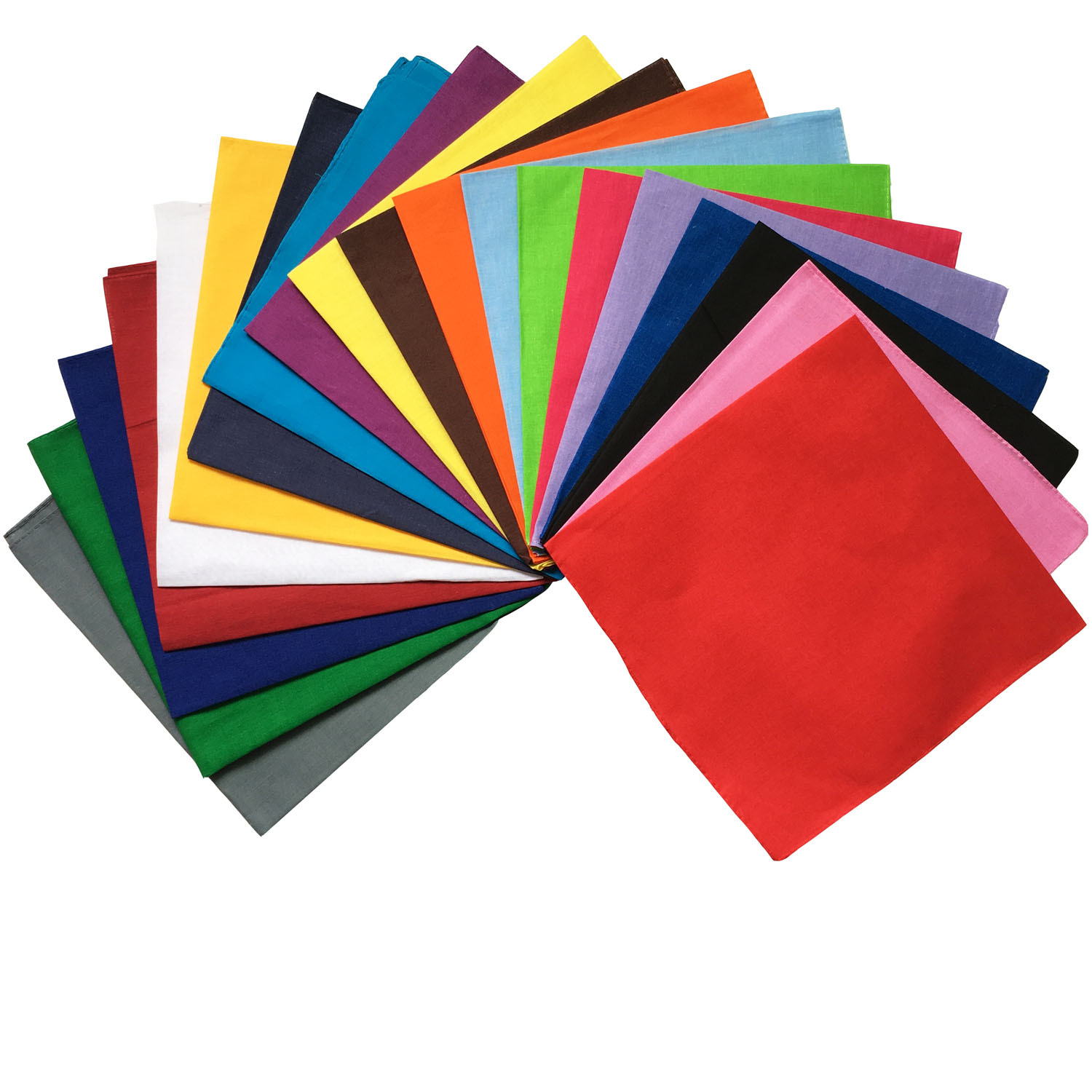 100%Cotton Cotton solid color  - Bandana Blank White recensione e prezzo