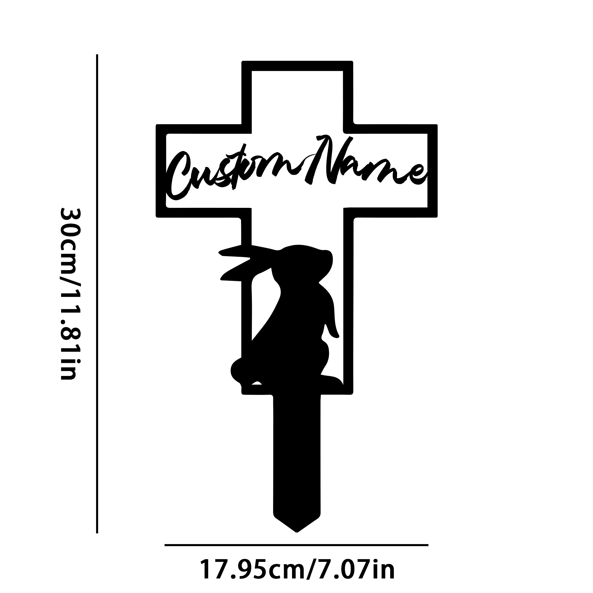 Art Deco Personalized Bunny Me - Yard Sign Blank recensione e prezzo