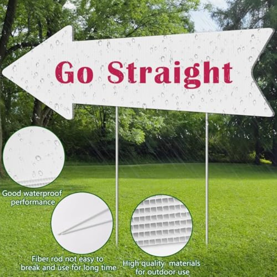 Blank-Arrow-Signs with Stakes  - Yard Sign Blank recensione e prezzo