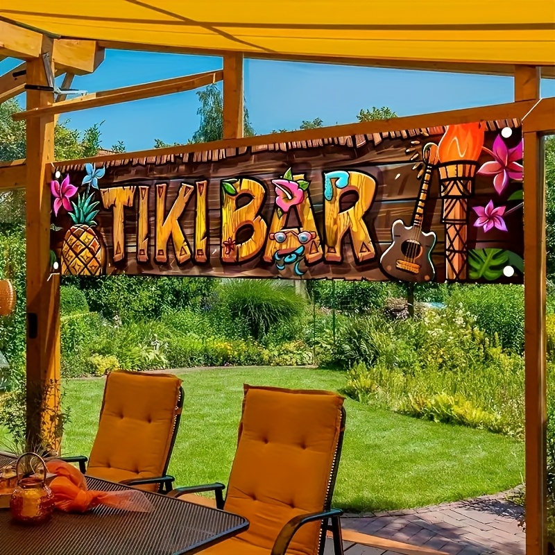 Tiki Bar Banner Tropical Hawai - Yard Sign Blank recensione e prezzo