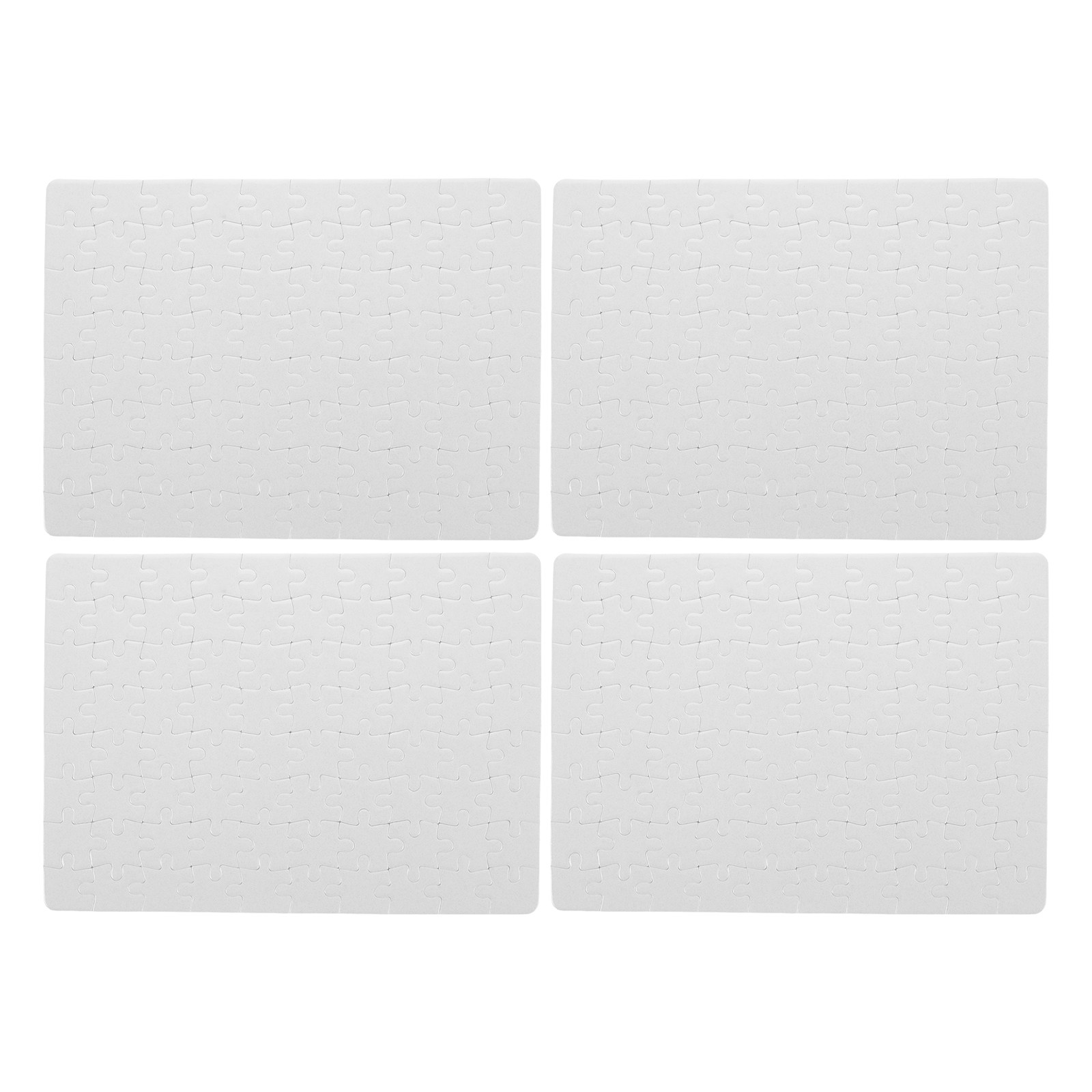 4 Sheets Blank Jigsaw Puzzle B - Puzzle Blank White recensione e prezzo