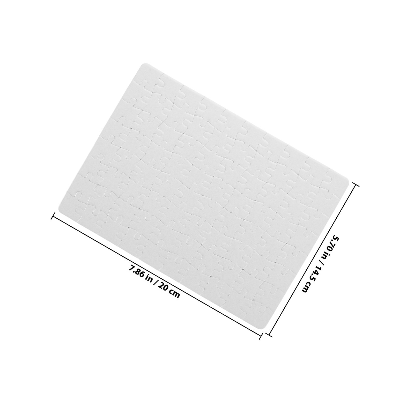4 Sheets Blank Jigsaw Puzzle B - Puzzle Blank White recensione e prezzo