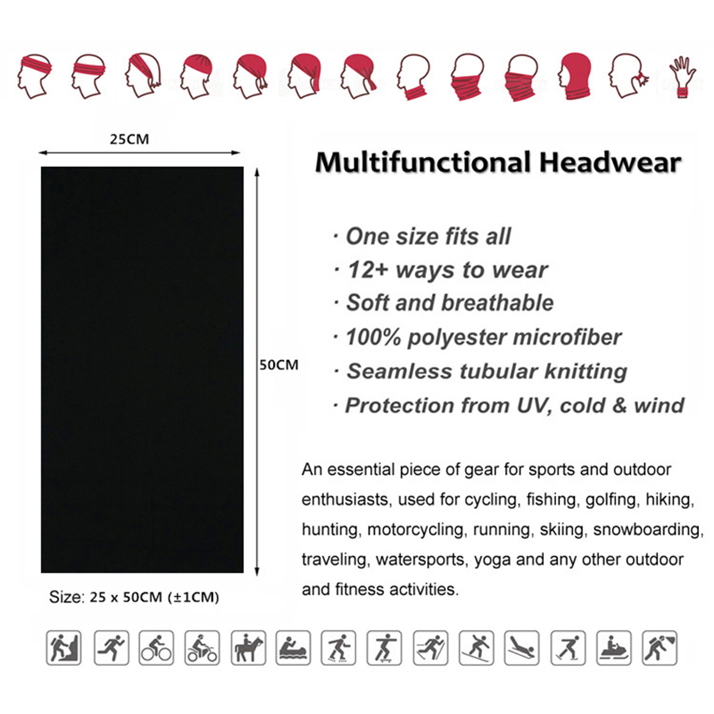 Seamless Solid Color Bandanas  - Bandana Blank White recensione e prezzo