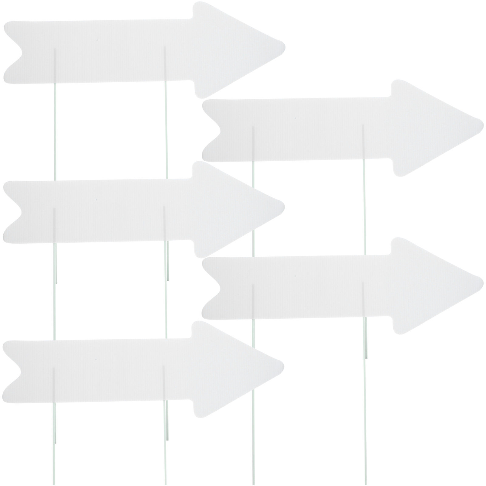5Pcs Blank Yard Signs Plastic  - Yard Sign Blank recensione e prezzo