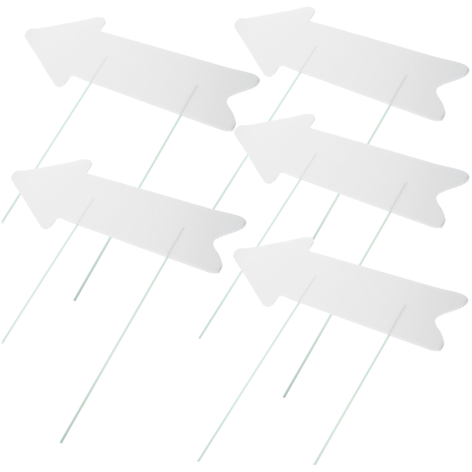 5Pcs Blank Yard Signs Plastic  - Yard Sign Blank recensione e prezzo