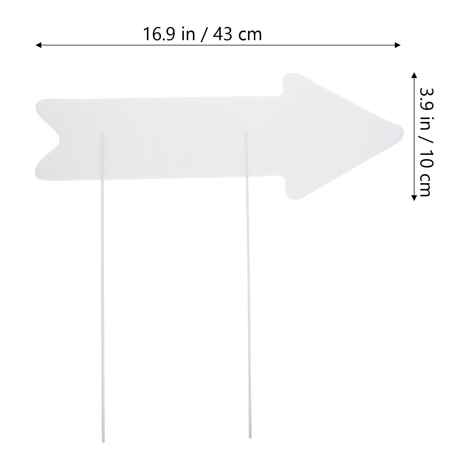 5Pcs Blank Plastic Yard Signs  - Yard Sign Blank recensione e prezzo