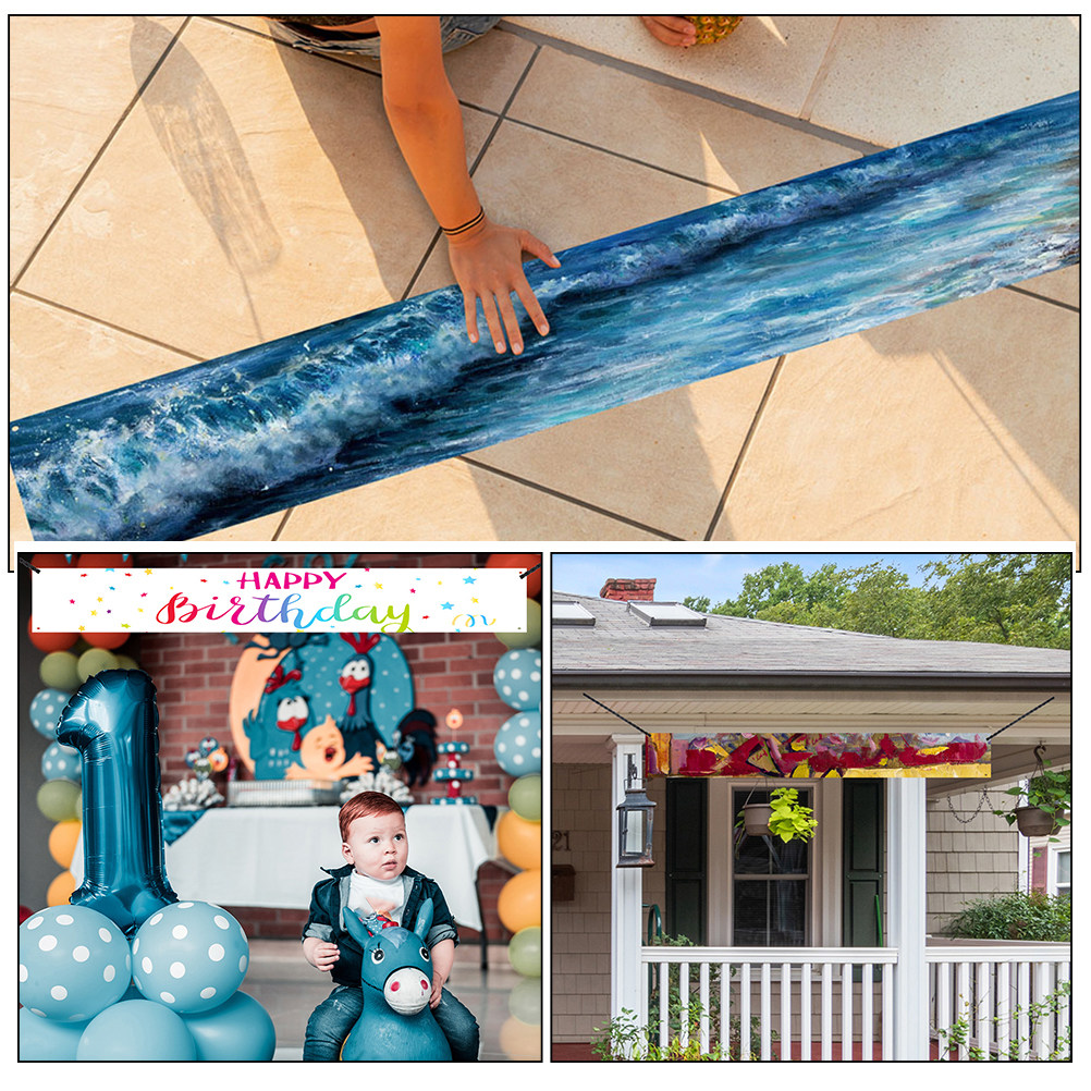 4Pcs 2x6 Feet Customizable Bla - Yard Sign Blank recensione e prezzo