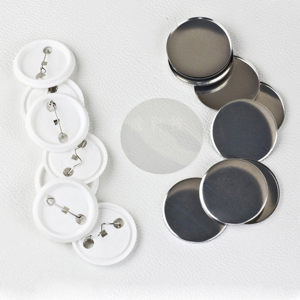 100Pcs/set Plastic Blank Badge - Button Badge Blank recensione e prezzo