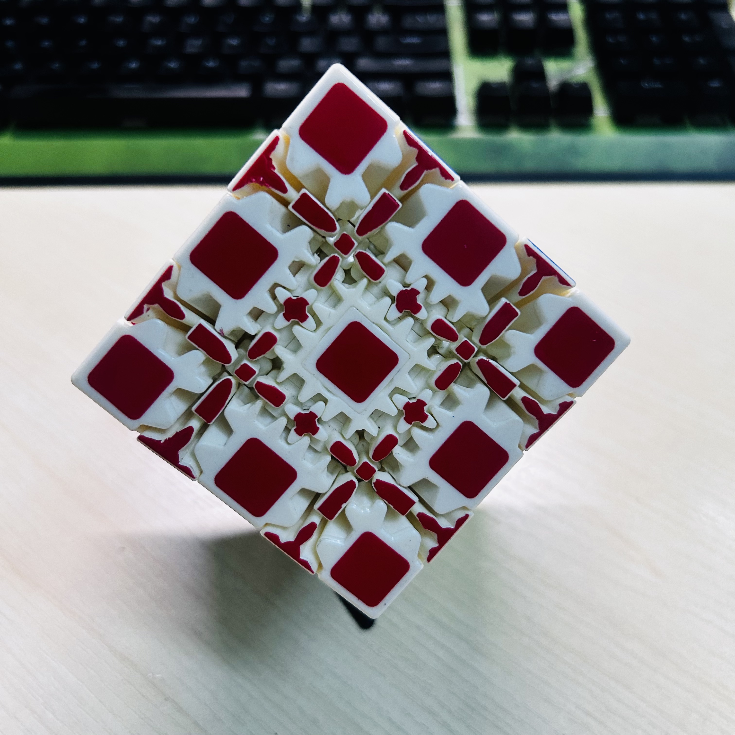 Collection Cube 5x5 Gear Cube  - Puzzle Blank White recensione e prezzo