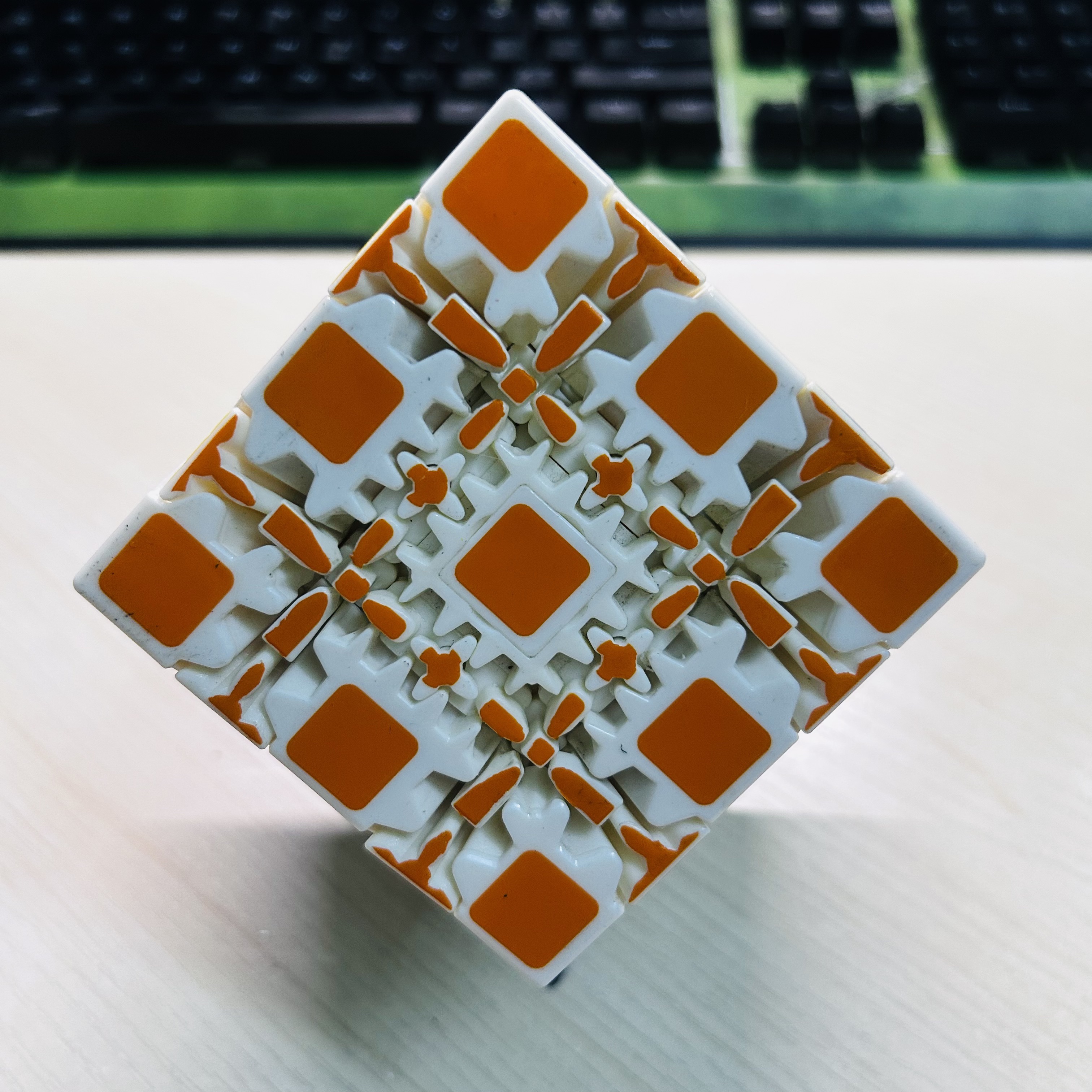 Collection Cube 5x5 Gear Cube  - Puzzle Blank White recensione e prezzo