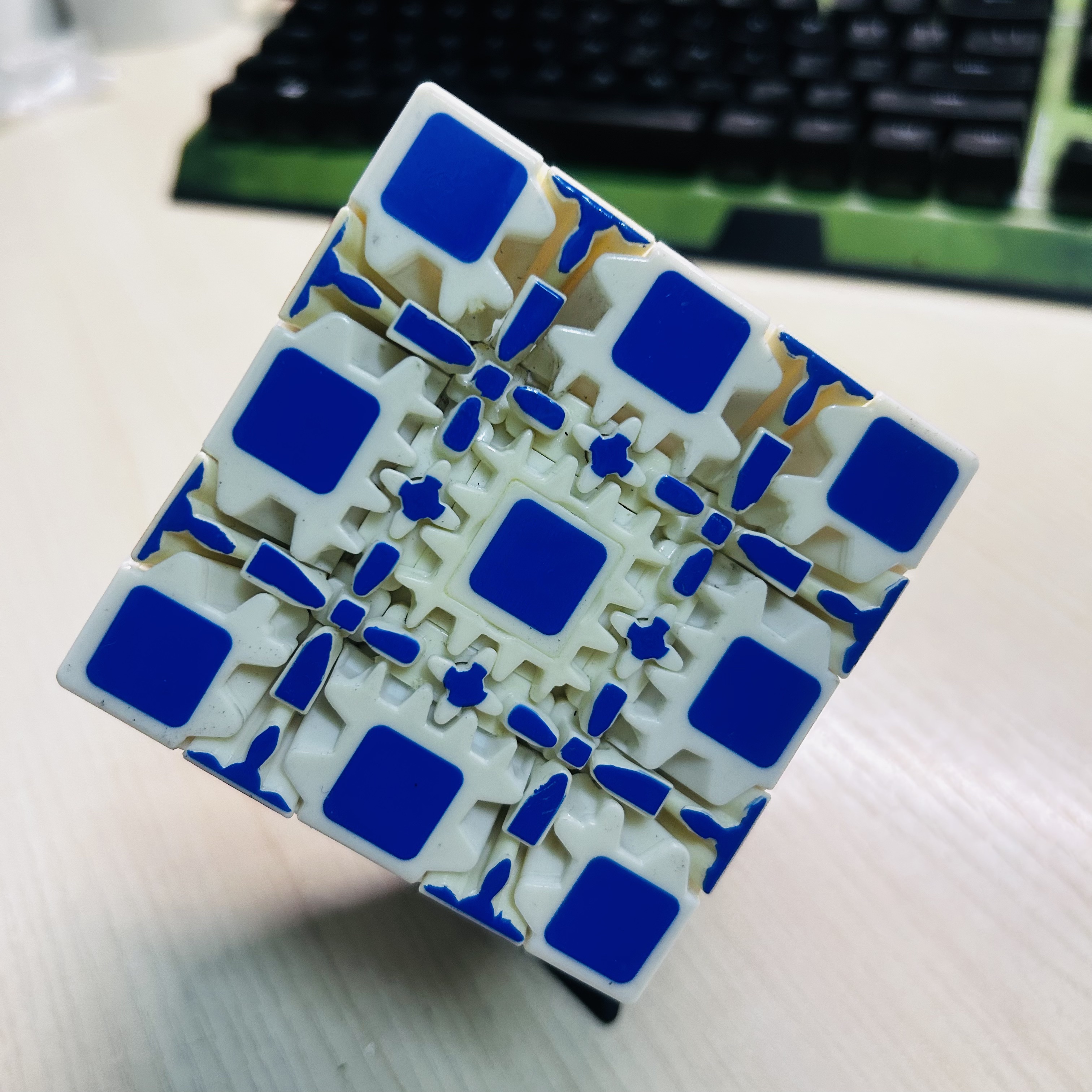 Collection Cube 5x5 Gear Cube  - Puzzle Blank White recensione e prezzo