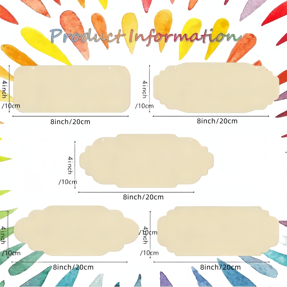 Blank Rectangle Oval Hanging W - Yard Sign Blank recensione e prezzo