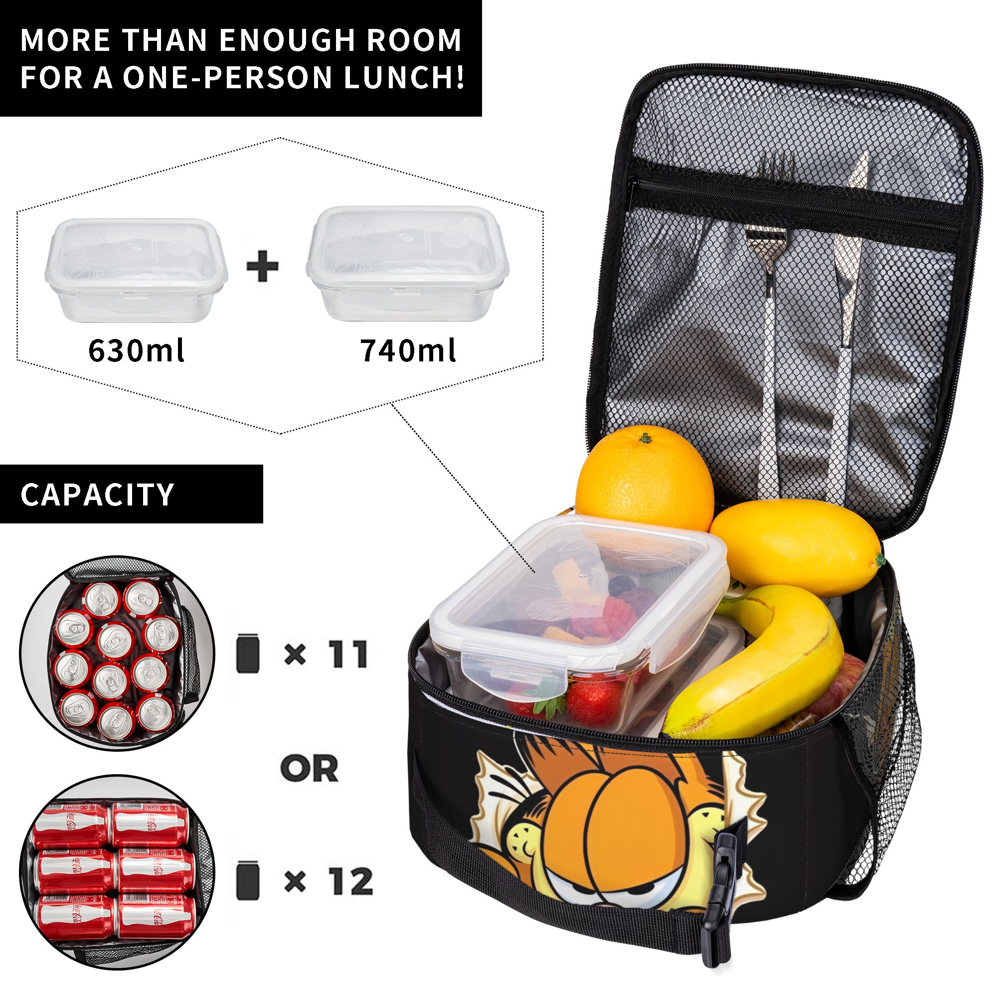 Garfielded Insulated Lunch Bag - Tote Bag Sublimation recensione e prezzo