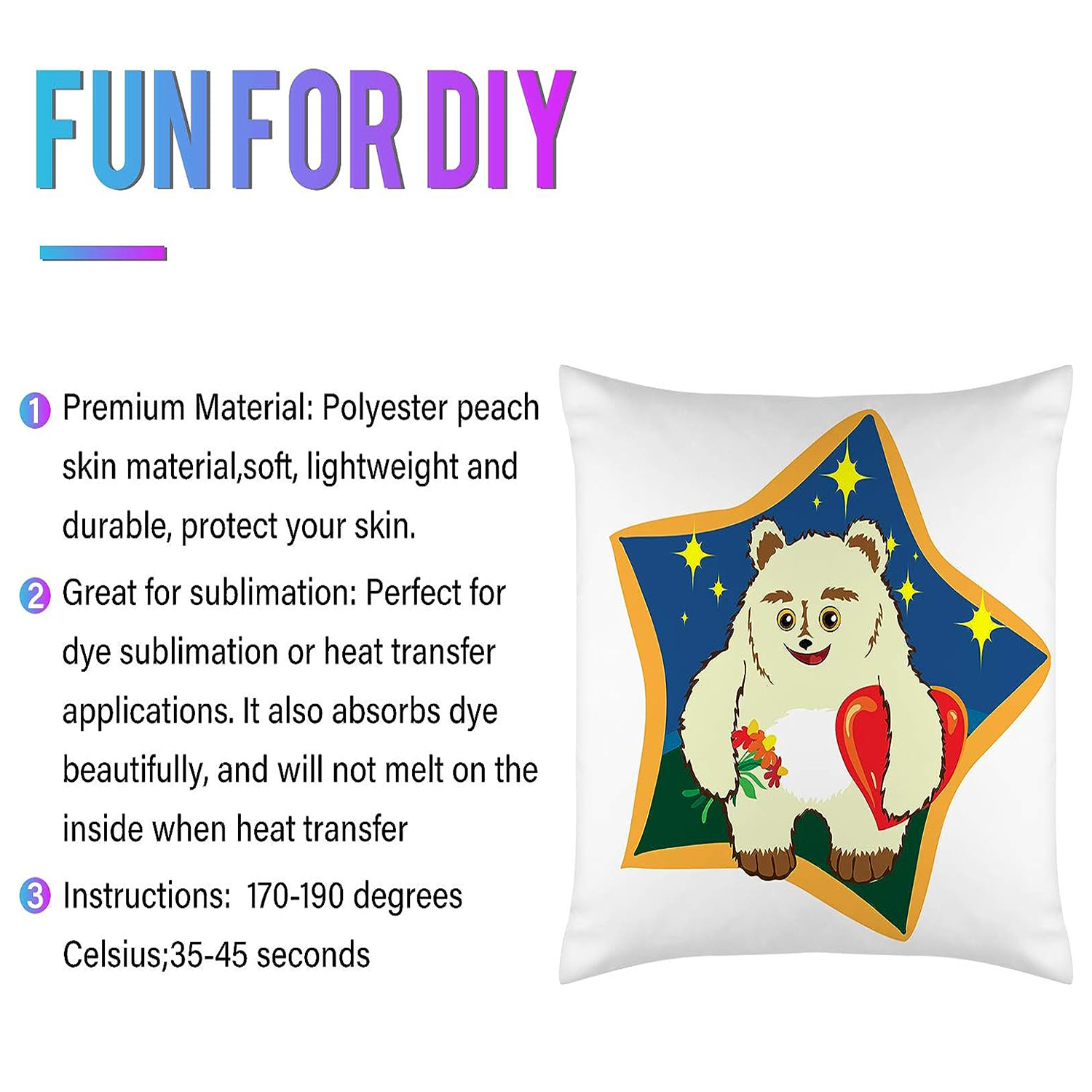 4Pcs Sublimation Blanks Throw  - Pillow Cover Sublimation recensione e prezzo