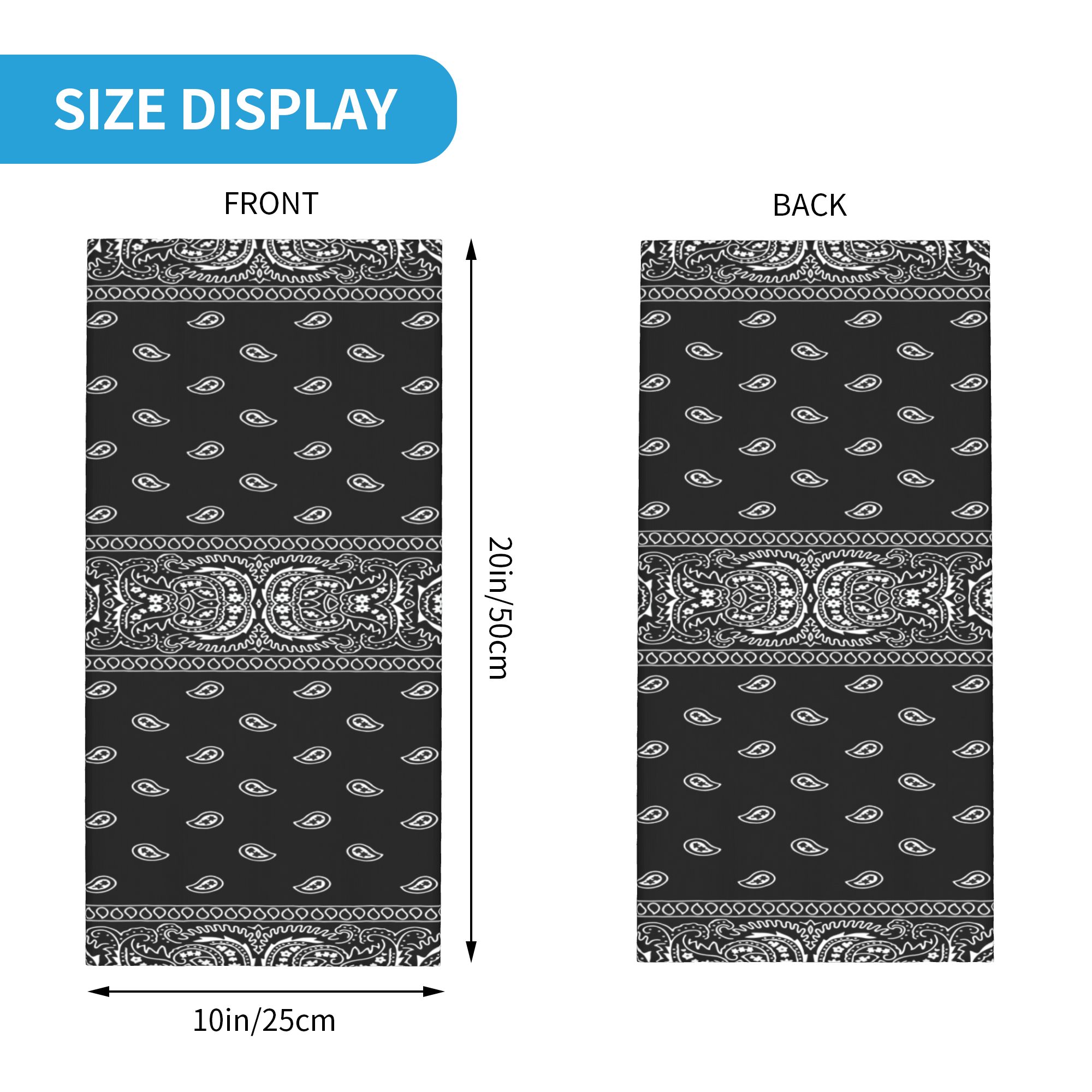 Custom Black and White Bandana - Bandana Blank White recensione e prezzo