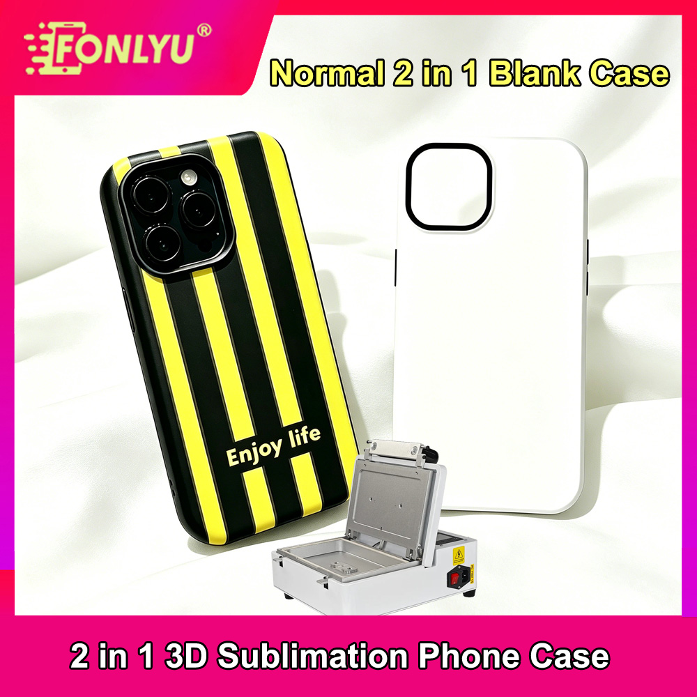 FONLYU 10pc 2 in 1 Blank Phone - Phone Case Blank Print recensione e prezzo