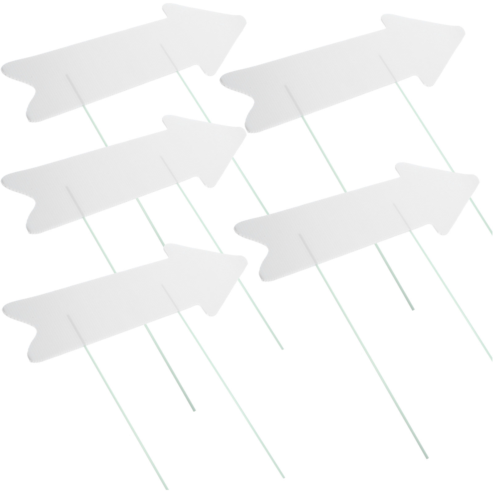 5Pcs Blank Yard Signs Plastic  - Yard Sign Blank recensione e prezzo
