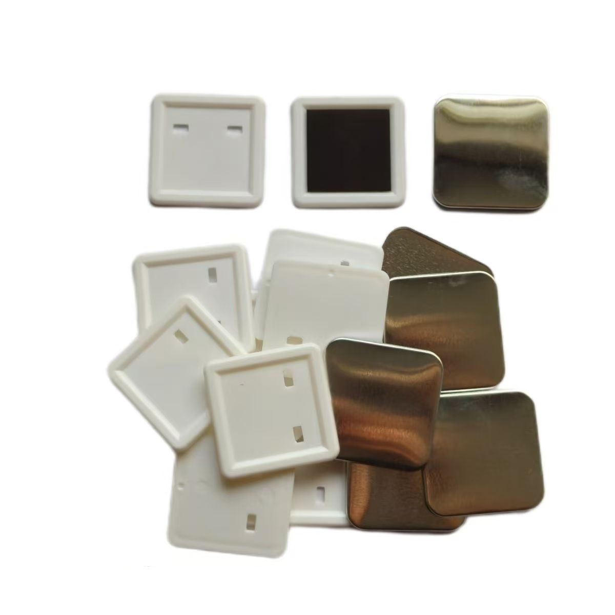 100pcs 50*50mm 2inch Square ma - Button Badge Blank recensione e prezzo