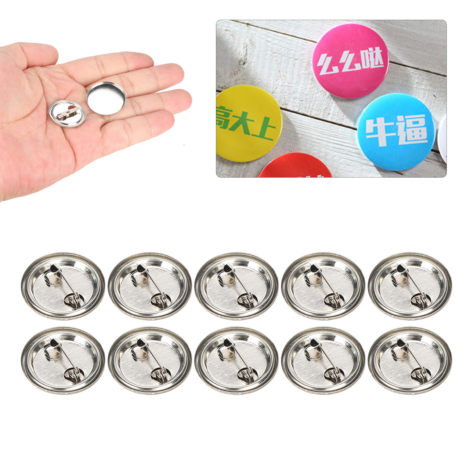 Blank Pin Button Round Safety  - Button Badge Blank recensione e prezzo