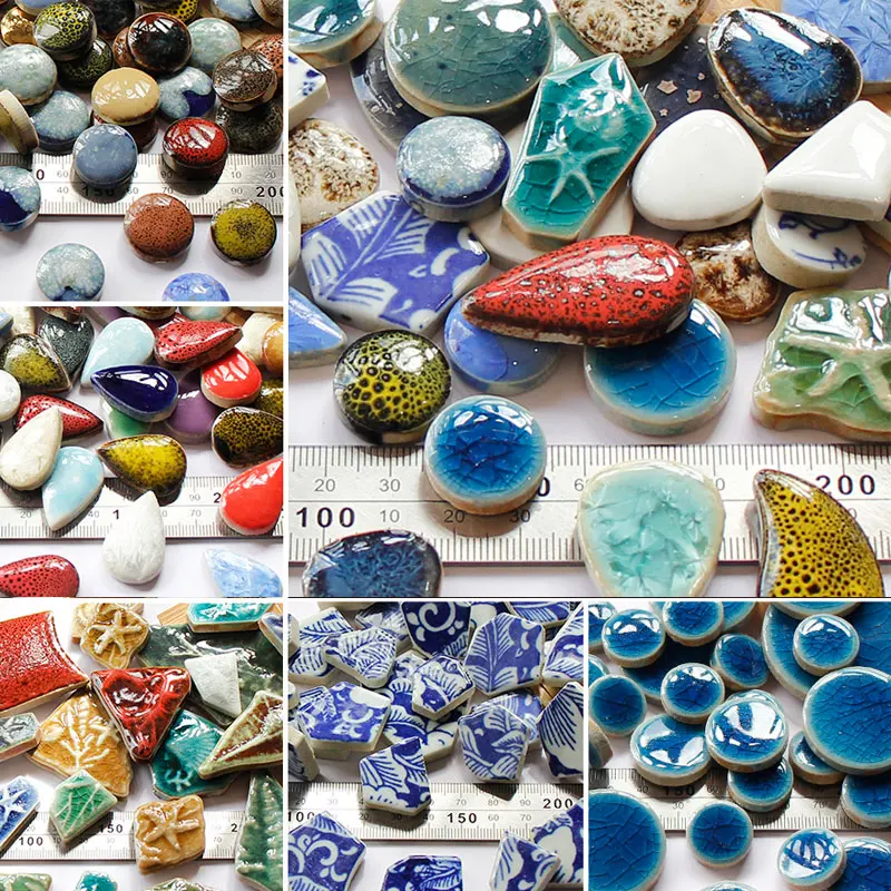 100g Oval Ceramic Mosaic Tiles - Ceramic Tile Blank recensione e prezzo
