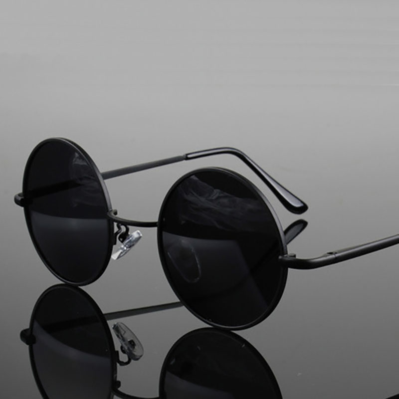 Retro Vintage Round Sunglasses - Metal Photo Panel recensione e prezzo